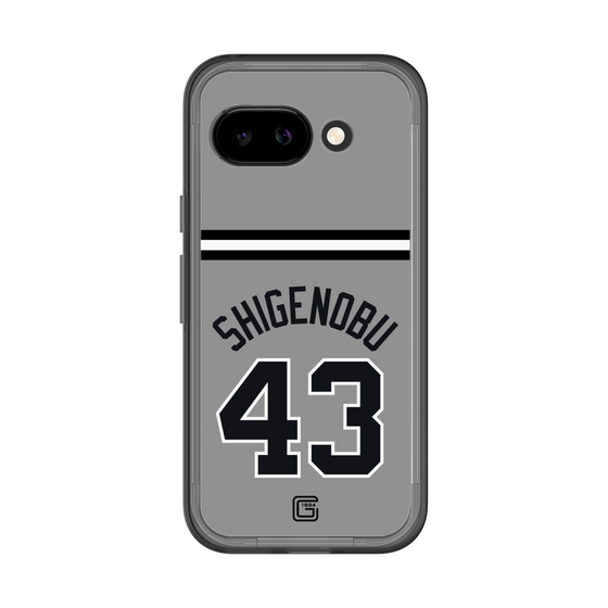 スリムプロテクションプレミアムケース［ 読売ジャイアンツ - #43 SHIGENOBU - ビジター ］