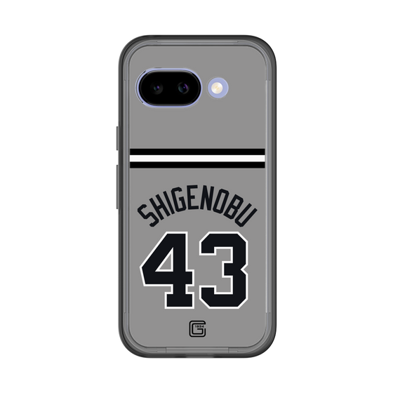 スリムプロテクションプレミアムケース［ 読売ジャイアンツ - #43 SHIGENOBU - ビジター ］