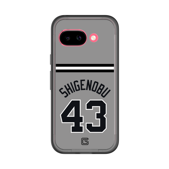 スリムプロテクションプレミアムケース［ 読売ジャイアンツ - #43 SHIGENOBU - ビジター ］
