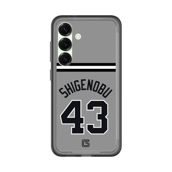 スリムプロテクションプレミアムケース［ 読売ジャイアンツ - #43 SHIGENOBU - ビジター ］