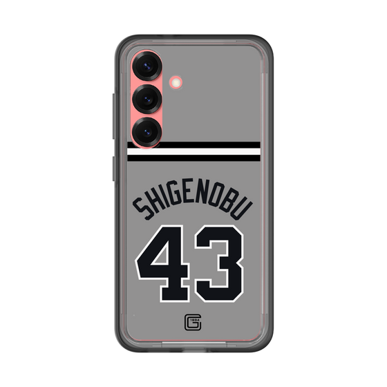 スリムプロテクションプレミアムケース［ 読売ジャイアンツ - #43 SHIGENOBU - ビジター ］
