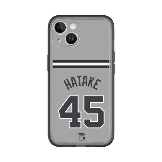 スリムプロテクションプレミアムケース［ 読売ジャイアンツ - #45 HATAKE - ビジター ］