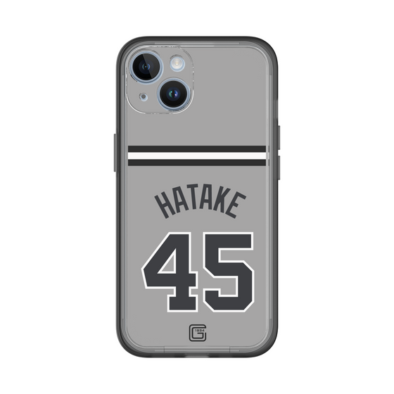 スリムプロテクションプレミアムケース［ 読売ジャイアンツ - #45 HATAKE - ビジター ］