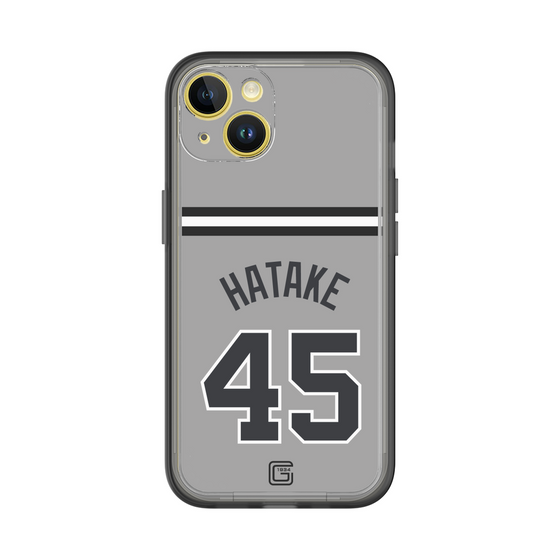 スリムプロテクションプレミアムケース［ 読売ジャイアンツ - #45 HATAKE - ビジター ］