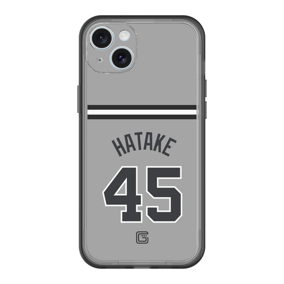 スリムプロテクションプレミアムケース［ 読売ジャイアンツ - #45 HATAKE - ビジター ］