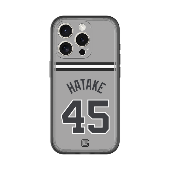 スリムプロテクションプレミアムケース［ 読売ジャイアンツ - #45 HATAKE - ビジター ］