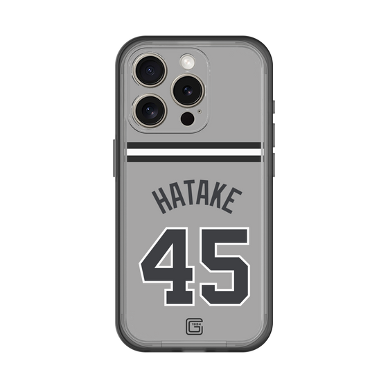 スリムプロテクションプレミアムケース［ 読売ジャイアンツ - #45 HATAKE - ビジター ］
