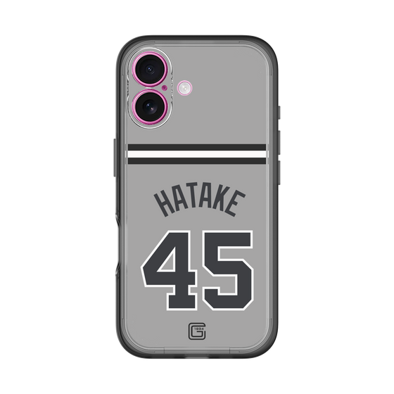 スリムプロテクションプレミアムケース［ 読売ジャイアンツ - #45 HATAKE - ビジター ］