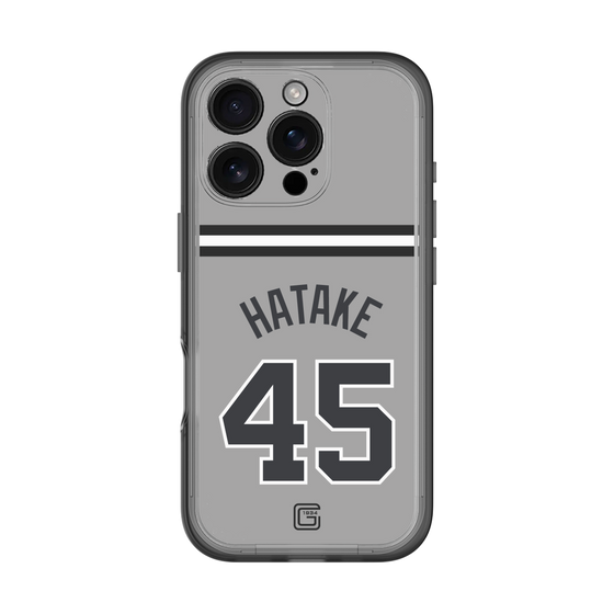 スリムプロテクションプレミアムケース［ 読売ジャイアンツ - #45 HATAKE - ビジター ］
