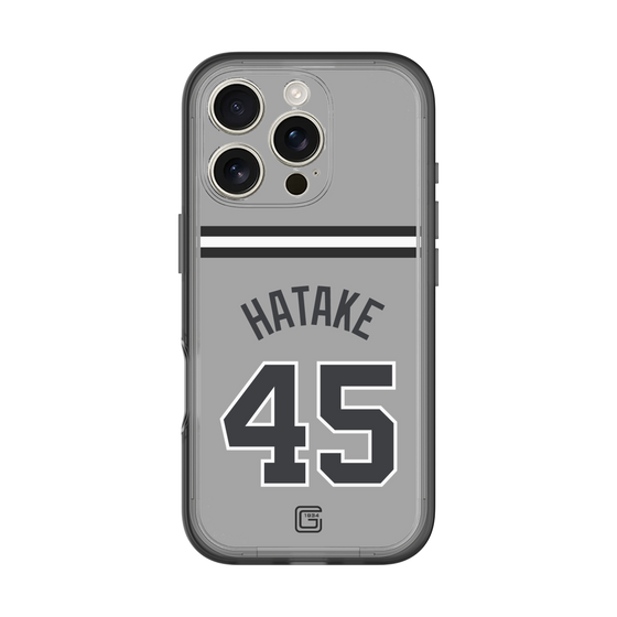 スリムプロテクションプレミアムケース［ 読売ジャイアンツ - #45 HATAKE - ビジター ］