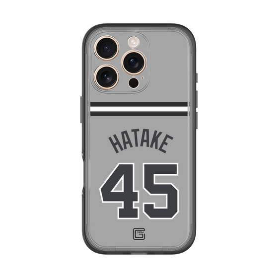 スリムプロテクションプレミアムケース［ 読売ジャイアンツ - #45 HATAKE - ビジター ］