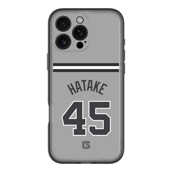 スリムプロテクションプレミアムケース［ 読売ジャイアンツ - #45 HATAKE - ビジター ］