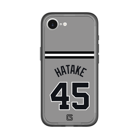 スリムプロテクションプレミアムケース［ 読売ジャイアンツ - #45 HATAKE - ビジター ］