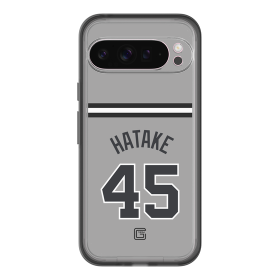 スリムプロテクションプレミアムケース［ 読売ジャイアンツ - #45 HATAKE - ビジター ］