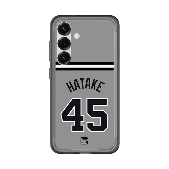 スリムプロテクションプレミアムケース［ 読売ジャイアンツ - #45 HATAKE - ビジター ］