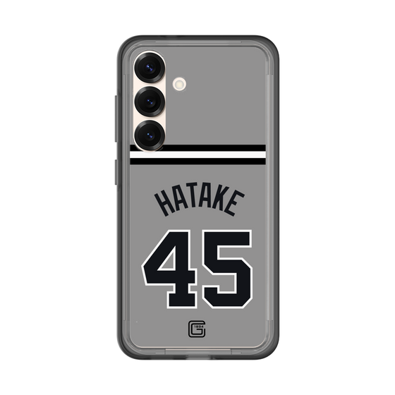 スリムプロテクションプレミアムケース［ 読売ジャイアンツ - #45 HATAKE - ビジター ］