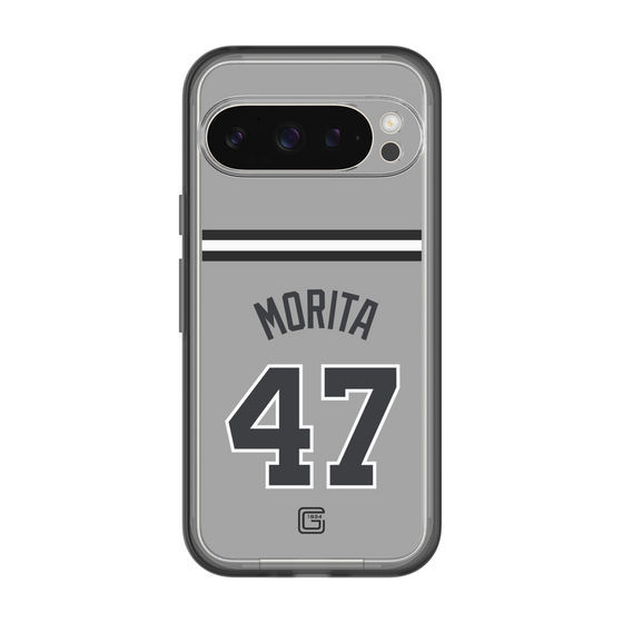 スリムプロテクションプレミアムケース［ 読売ジャイアンツ - #47 MORITA - ビジター ］