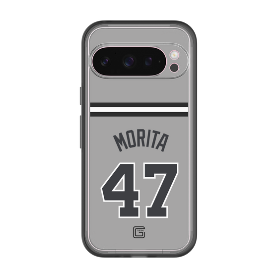 スリムプロテクションプレミアムケース［ 読売ジャイアンツ - #47 MORITA - ビジター ］