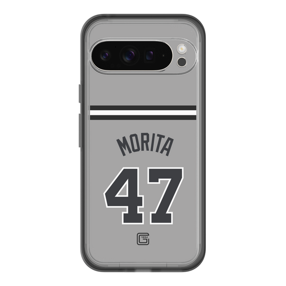 スリムプロテクションプレミアムケース［ 読売ジャイアンツ - #47 MORITA - ビジター ］