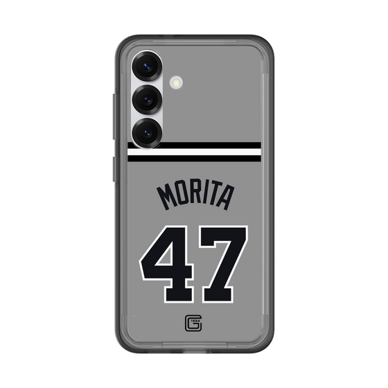 スリムプロテクションプレミアムケース［ 読売ジャイアンツ - #47 MORITA - ビジター ］