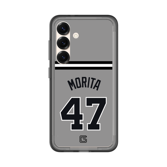 スリムプロテクションプレミアムケース［ 読売ジャイアンツ - #47 MORITA - ビジター ］