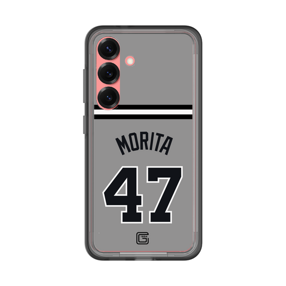 スリムプロテクションプレミアムケース［ 読売ジャイアンツ - #47 MORITA - ビジター ］