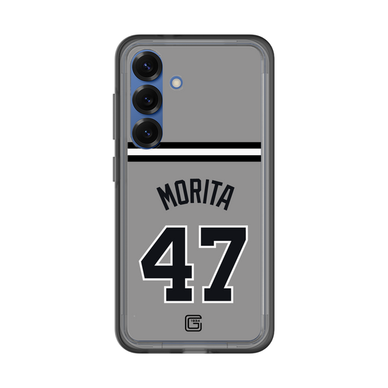 スリムプロテクションプレミアムケース［ 読売ジャイアンツ - #47 MORITA - ビジター ］