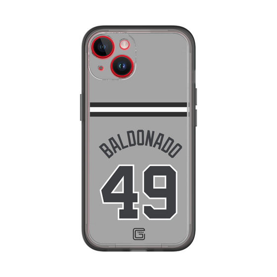 スリムプロテクションプレミアムケース［ 読売ジャイアンツ - #49 BALDONADO - ビジター ］