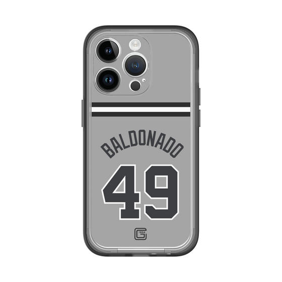 スリムプロテクションプレミアムケース［ 読売ジャイアンツ - #49 BALDONADO - ビジター ］