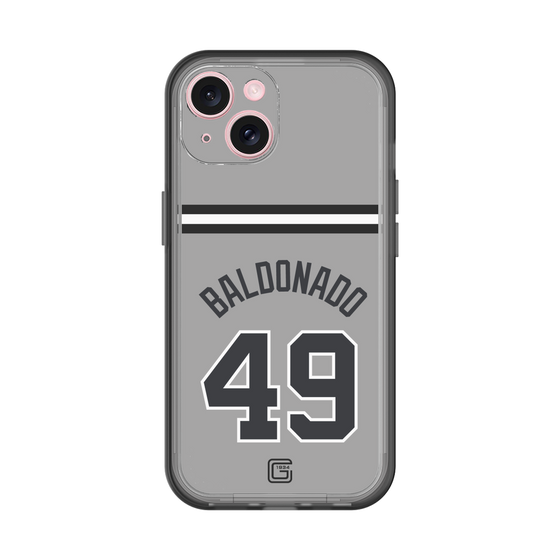 スリムプロテクションプレミアムケース［ 読売ジャイアンツ - #49 BALDONADO - ビジター ］