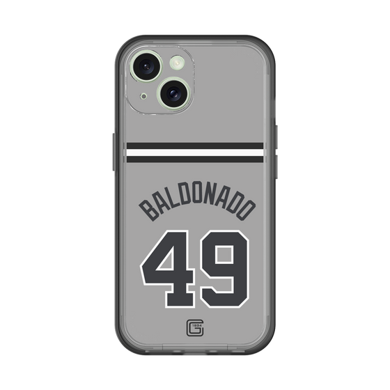 スリムプロテクションプレミアムケース［ 読売ジャイアンツ - #49 BALDONADO - ビジター ］