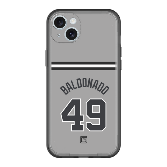 スリムプロテクションプレミアムケース［ 読売ジャイアンツ - #49 BALDONADO - ビジター ］