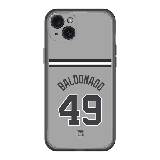 スリムプロテクションプレミアムケース［ 読売ジャイアンツ - #49 BALDONADO - ビジター ］