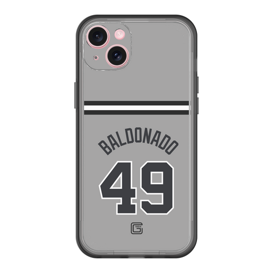 スリムプロテクションプレミアムケース［ 読売ジャイアンツ - #49 BALDONADO - ビジター ］