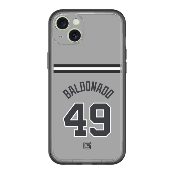 スリムプロテクションプレミアムケース［ 読売ジャイアンツ - #49 BALDONADO - ビジター ］