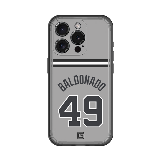 スリムプロテクションプレミアムケース［ 読売ジャイアンツ - #49 BALDONADO - ビジター ］