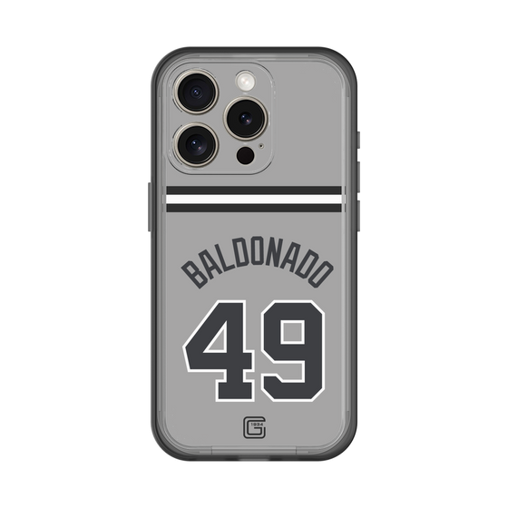スリムプロテクションプレミアムケース［ 読売ジャイアンツ - #49 BALDONADO - ビジター ］