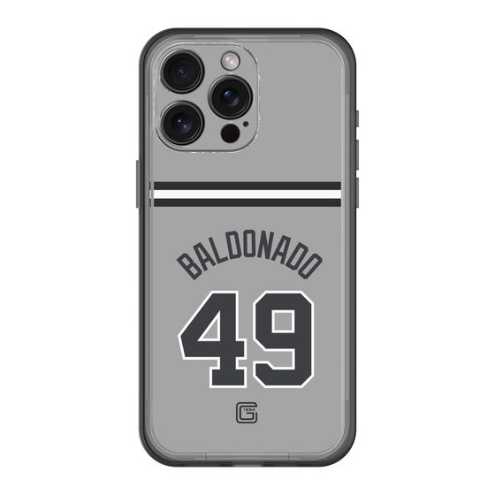 スリムプロテクションプレミアムケース［ 読売ジャイアンツ - #49 BALDONADO - ビジター ］
