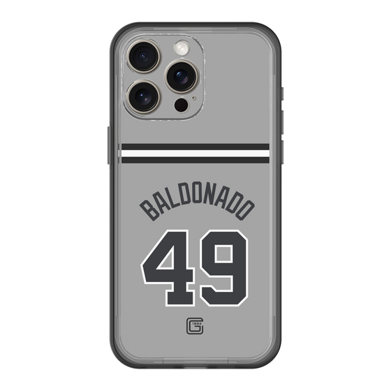 スリムプロテクションプレミアムケース［ 読売ジャイアンツ - #49 BALDONADO - ビジター ］