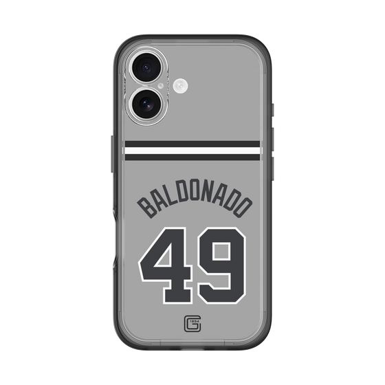 スリムプロテクションプレミアムケース［ 読売ジャイアンツ - #49 BALDONADO - ビジター ］