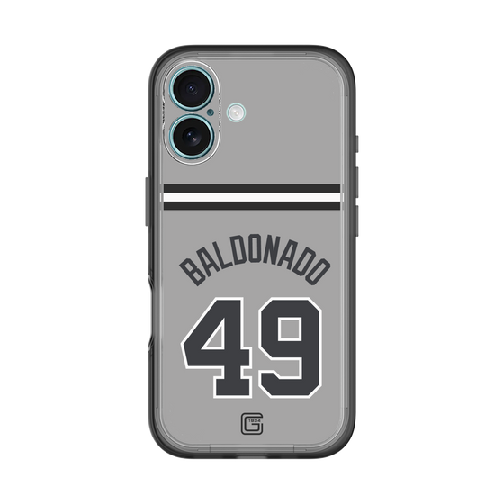 スリムプロテクションプレミアムケース［ 読売ジャイアンツ - #49 BALDONADO - ビジター ］