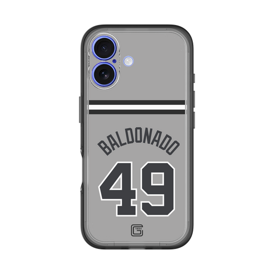 スリムプロテクションプレミアムケース［ 読売ジャイアンツ - #49 BALDONADO - ビジター ］