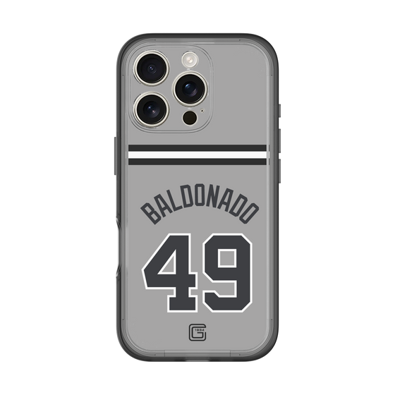 スリムプロテクションプレミアムケース［ 読売ジャイアンツ - #49 BALDONADO - ビジター ］