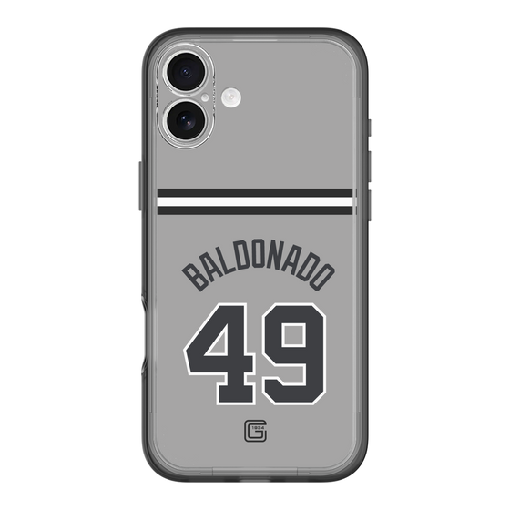スリムプロテクションプレミアムケース［ 読売ジャイアンツ - #49 BALDONADO - ビジター ］