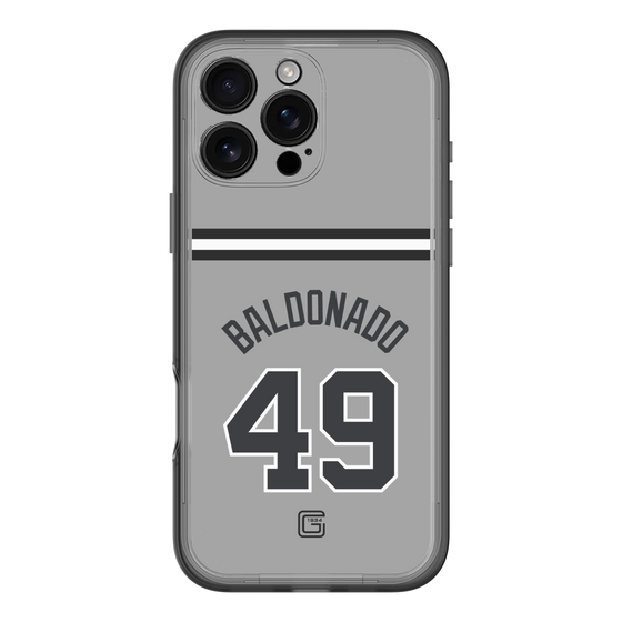 スリムプロテクションプレミアムケース［ 読売ジャイアンツ - #49 BALDONADO - ビジター ］
