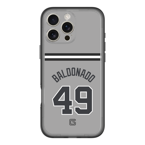 スリムプロテクションプレミアムケース［ 読売ジャイアンツ - #49 BALDONADO - ビジター ］