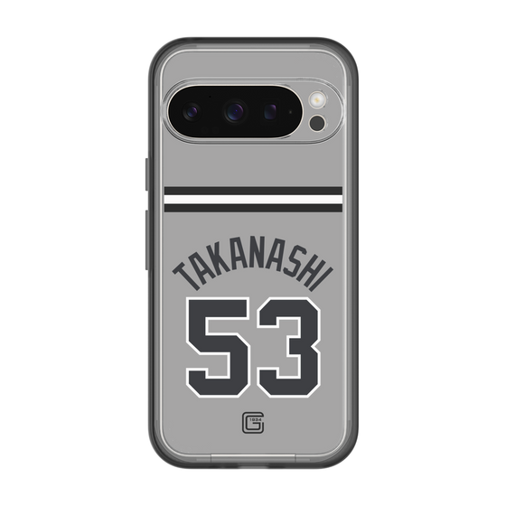 スリムプロテクションプレミアムケース［ 読売ジャイアンツ - #53 TAKANASHI - ビジター ］
