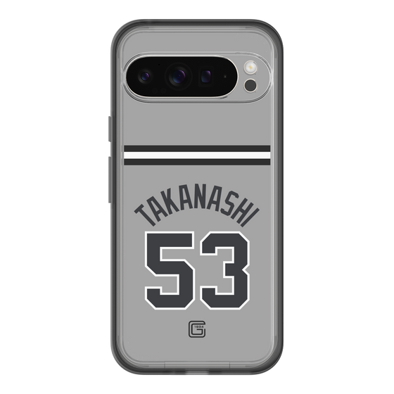 スリムプロテクションプレミアムケース［ 読売ジャイアンツ - #53 TAKANASHI - ビジター ］