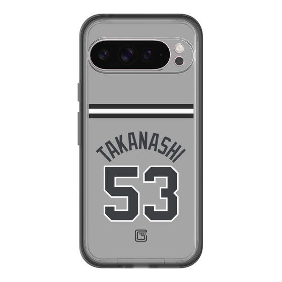 スリムプロテクションプレミアムケース［ 読売ジャイアンツ - #53 TAKANASHI - ビジター ］