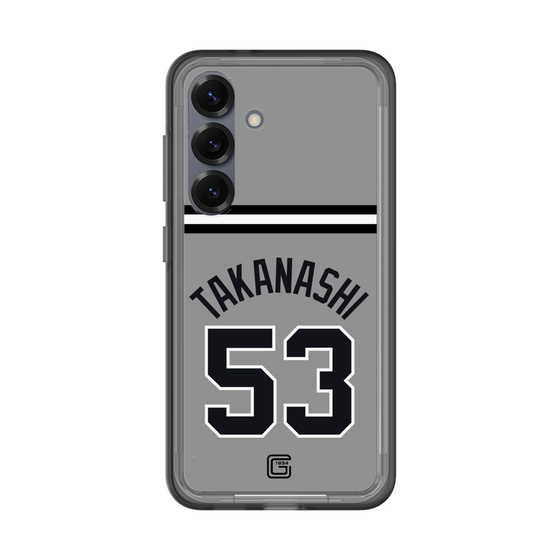 スリムプロテクションプレミアムケース［ 読売ジャイアンツ - #53 TAKANASHI - ビジター ］